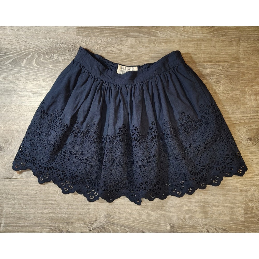 Jack Wills Fabulously British Navy‎ Blue Women's Skirt Size US 4/ UK 8